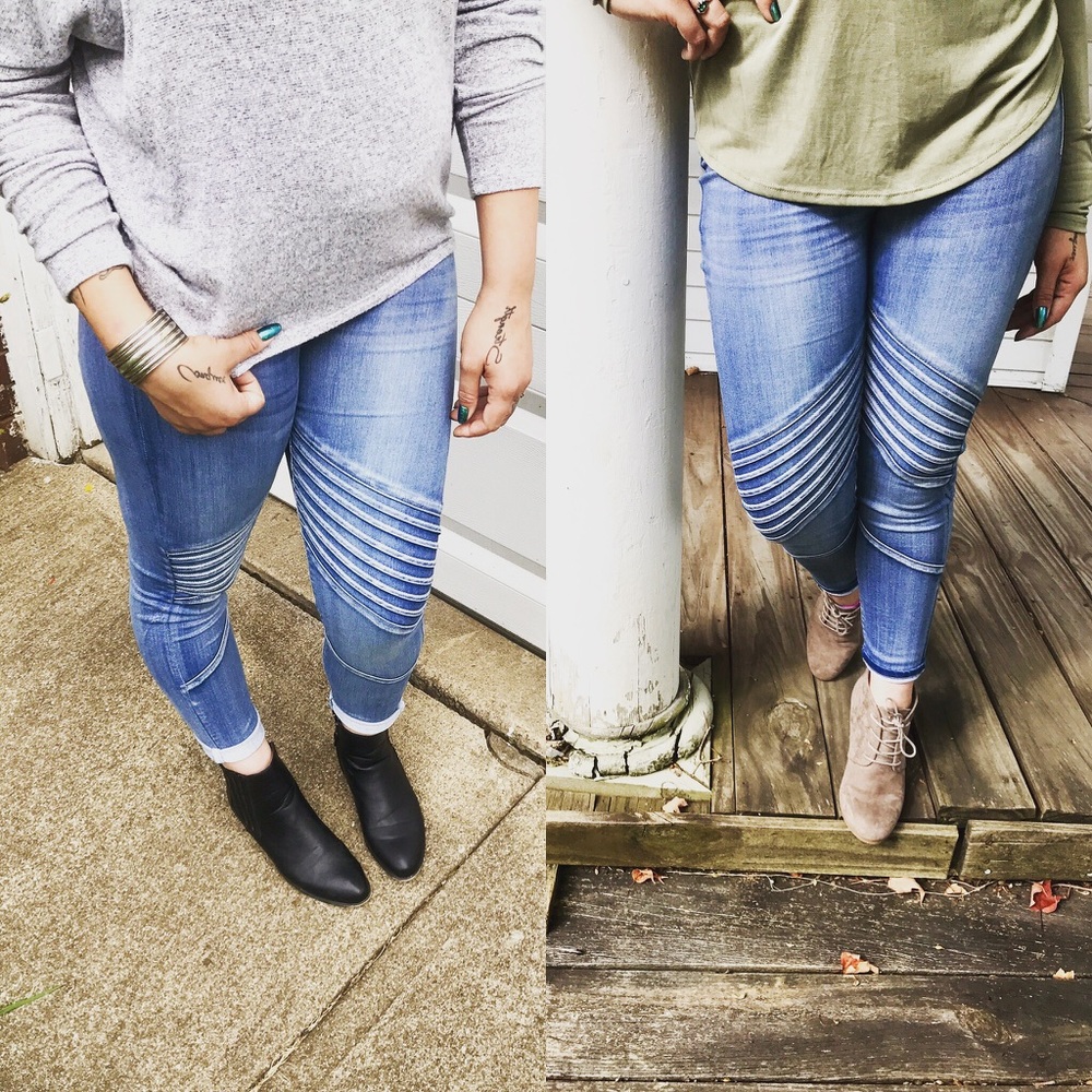 Moto jeggings