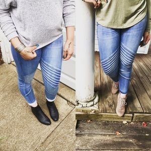 Moto jeggings