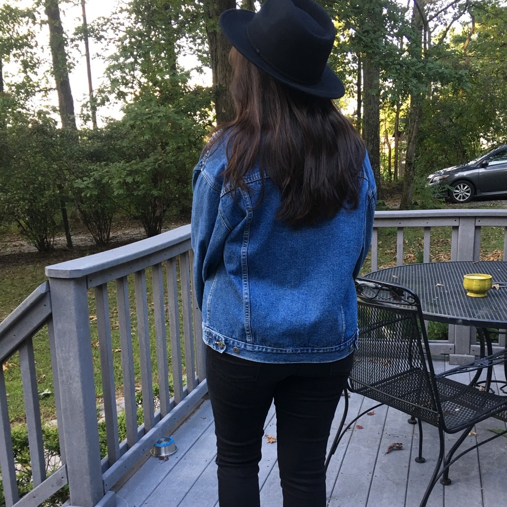 Oversized Vintage Denim Jacket Unisex