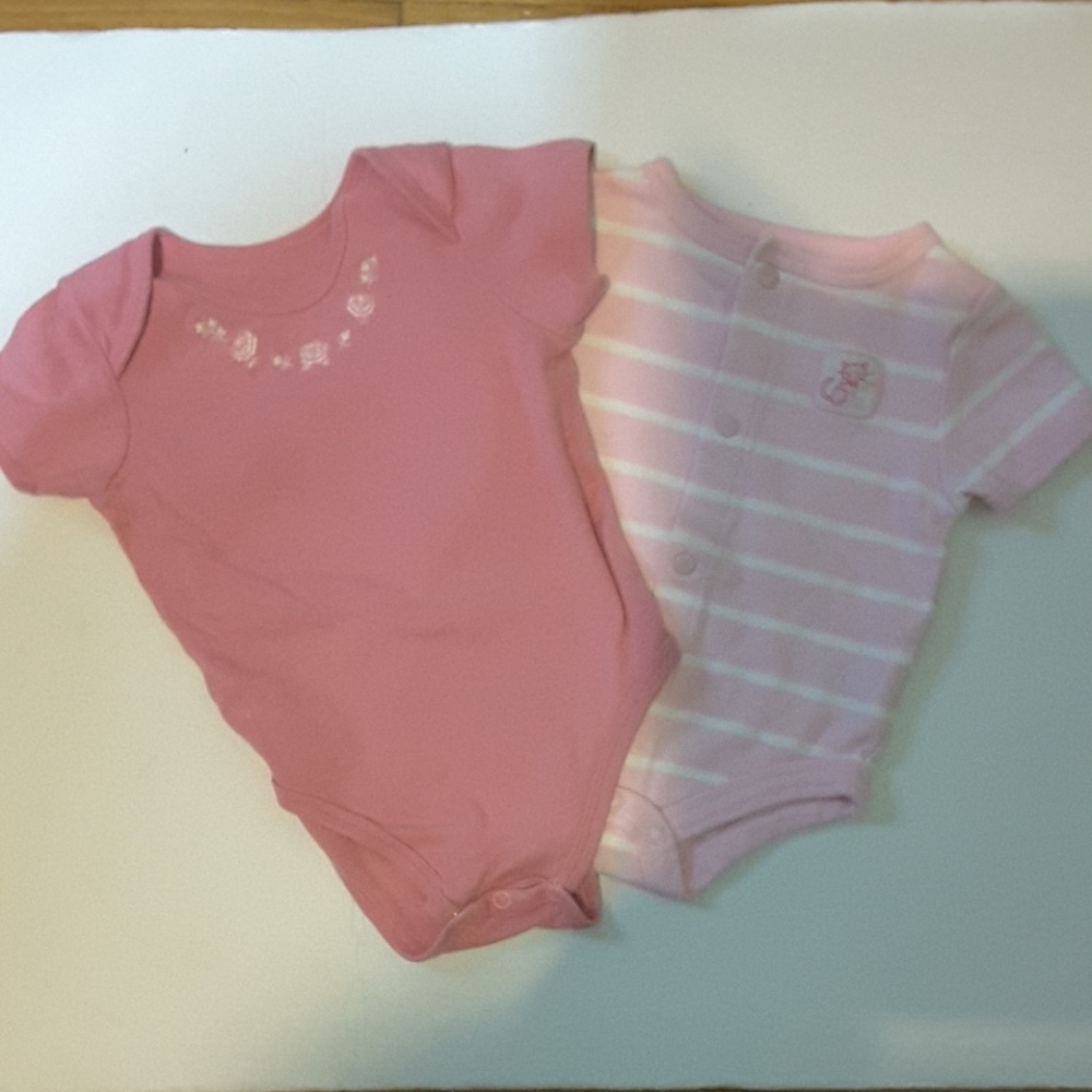 2 Infant body t-shirts  sz 3-6 mos