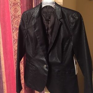 Brand new black Calvin Klein leather blazer Brand new black Calvin Klein leather blazer