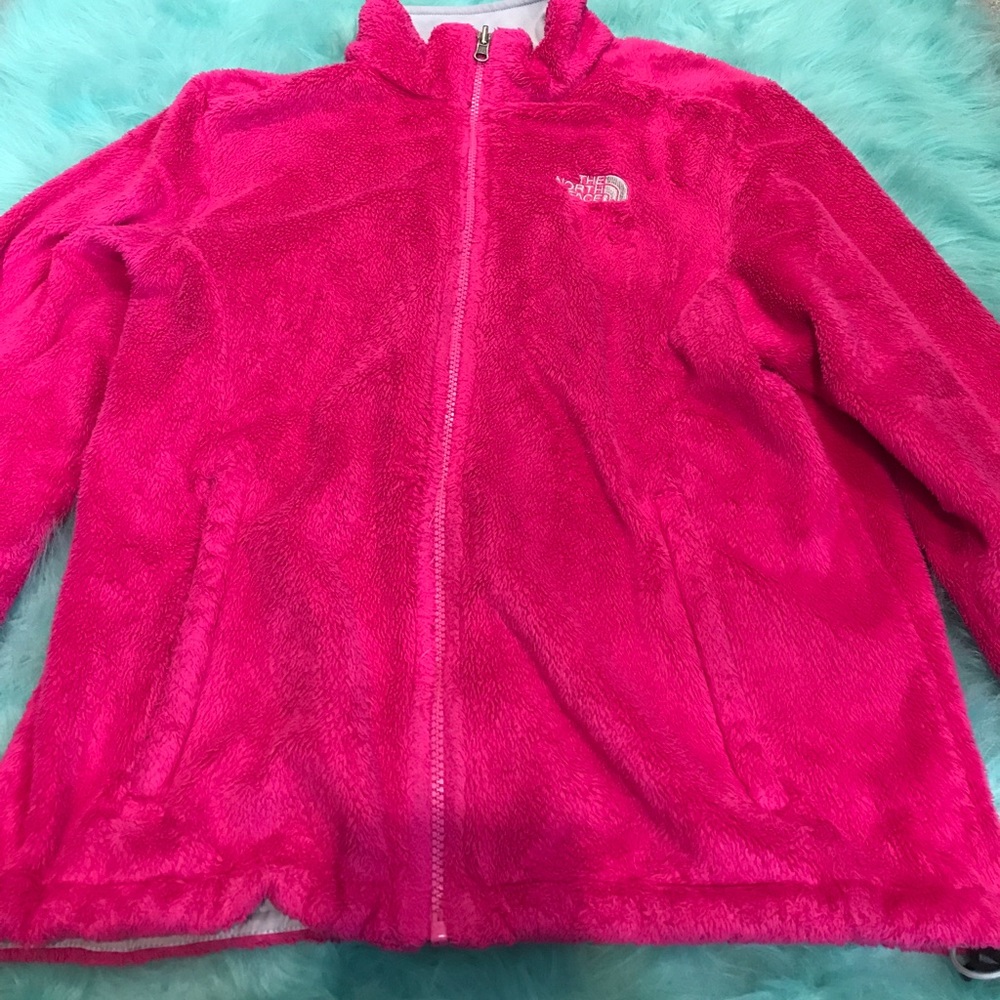 Pink north face jacket