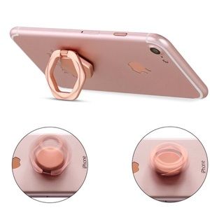 Matte Rose Gold Fidget Spinner Phone Holder Stand Matte Rose Gold Fidget Spinner Phone Holder Stand