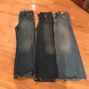 Boys Abercrombie jeans 14 slim 3 pairs