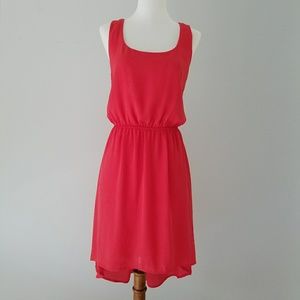 Needle & Thread high low coral dress Needle & Thread high low coral dress