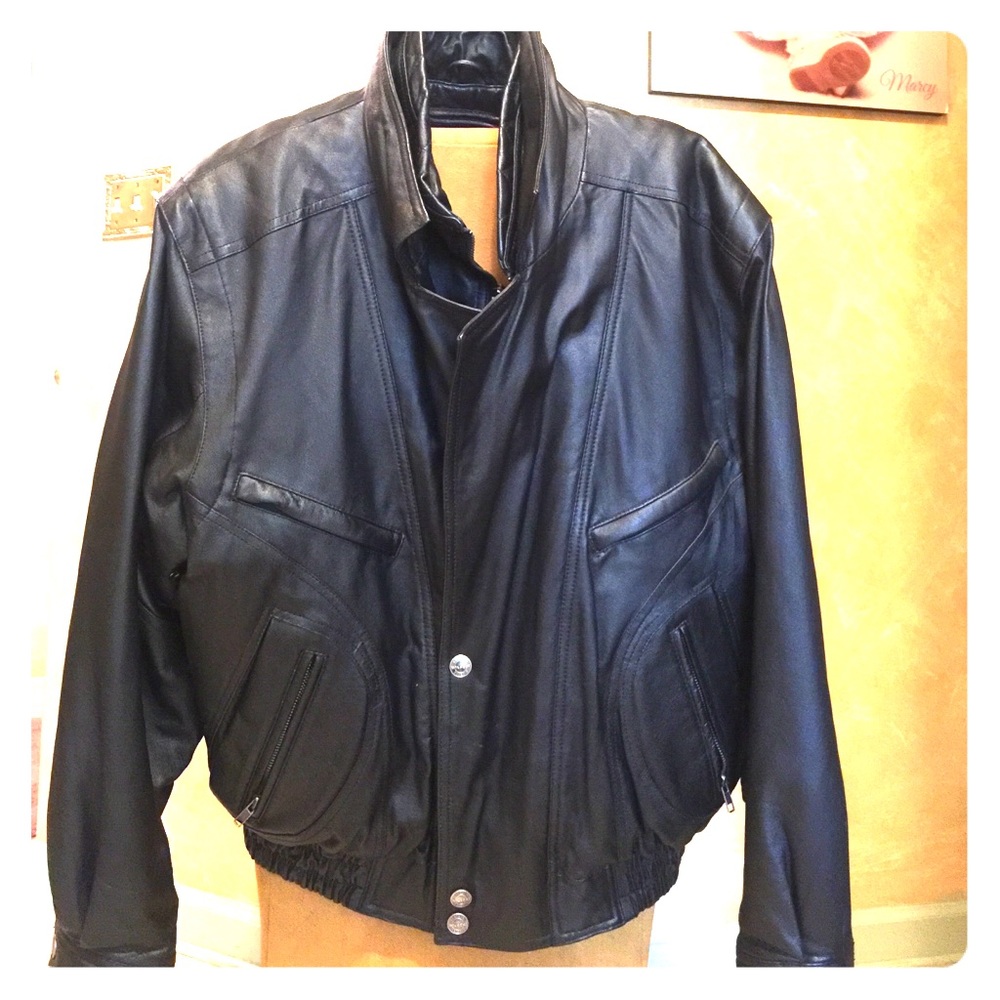 Men's Wilsons leather jacket M ultra insulation