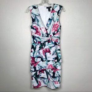 WHBM Floral Sleeveless Dress WHBM Floral Sleeveless Dress