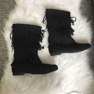 Fringe Winter Fashion Boots