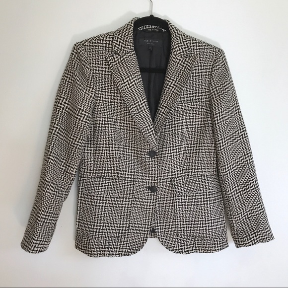 rag and bone houndstooth coat
