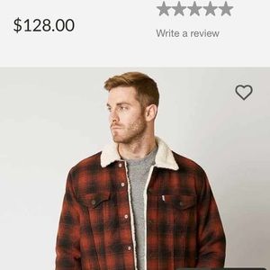 mens plaid trucker jacket