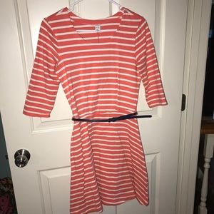 Orange/White stripe dress Orange/White stripe dress