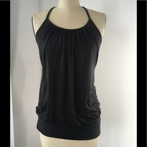 Lululemon No Limit blouson tank top in black.