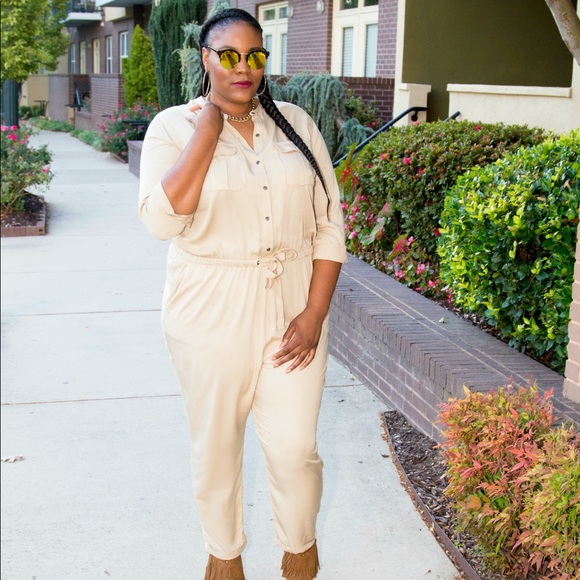 Old Navy Pants - Utility Khaki Jumpsuit