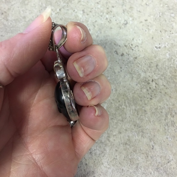 Pendant .925 Onyx, Peridot, Citrine - Picture 3 of 4