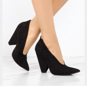BRAND NEW mule babe cone heels