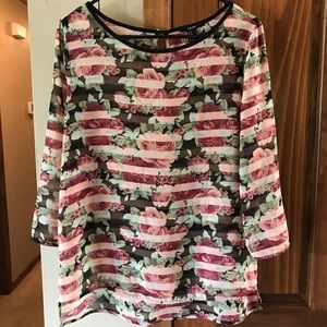 Forever 21 Sheer Blouse Forever 21 Sheer Blouse