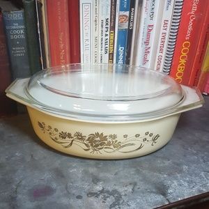 Vintage Pyrex Golden Flower Bouquet 1960's Promo