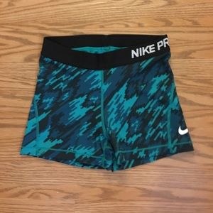 Nike pro spandex shorts