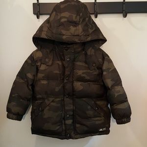 Baby Gap Fleece-Lined Down Puffer Coat