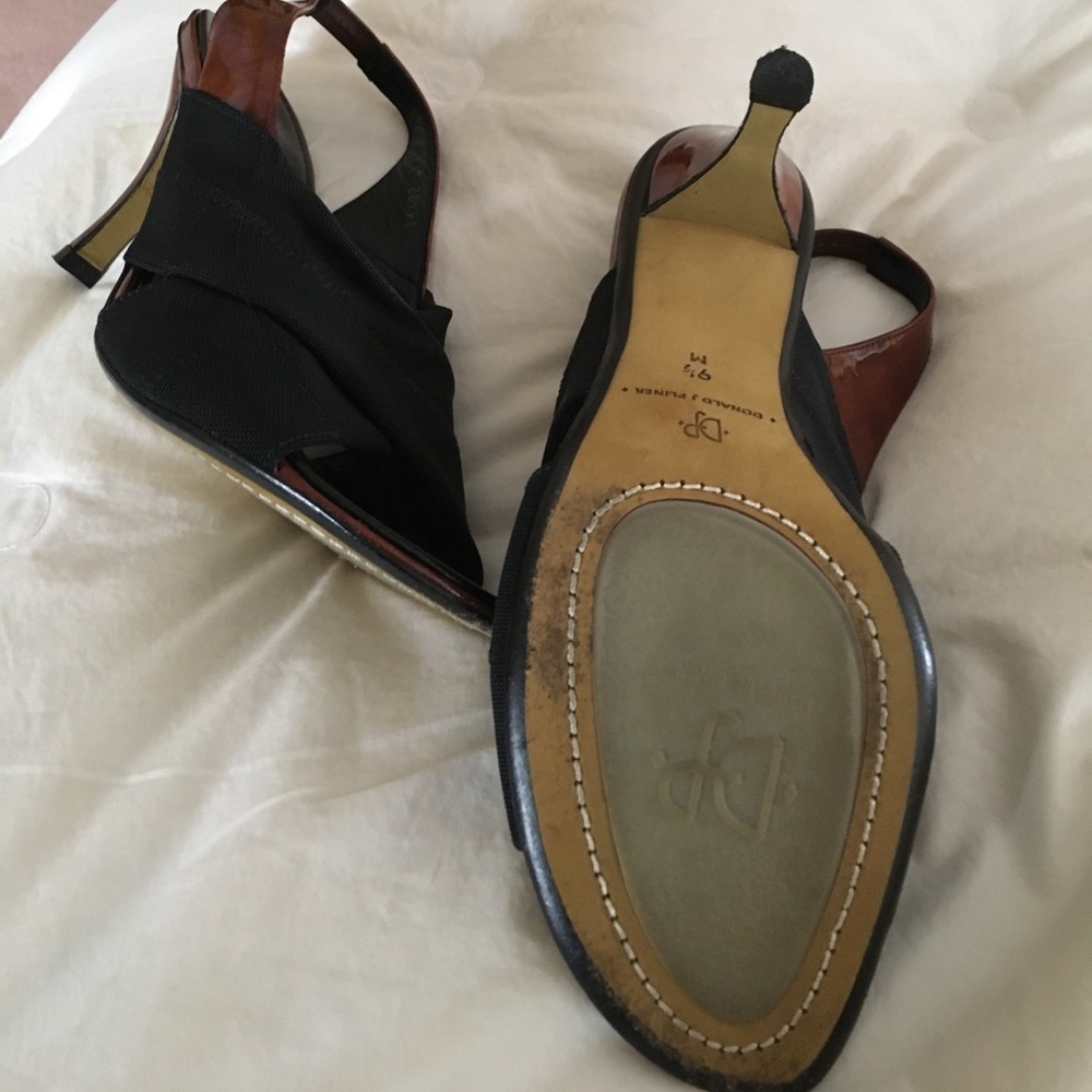 Donald Pliner peek-a-boo toe front. Worn twice. - Picture 3 of 3
