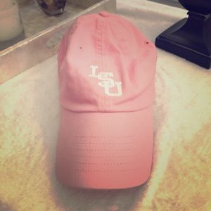 Pink LSU cap