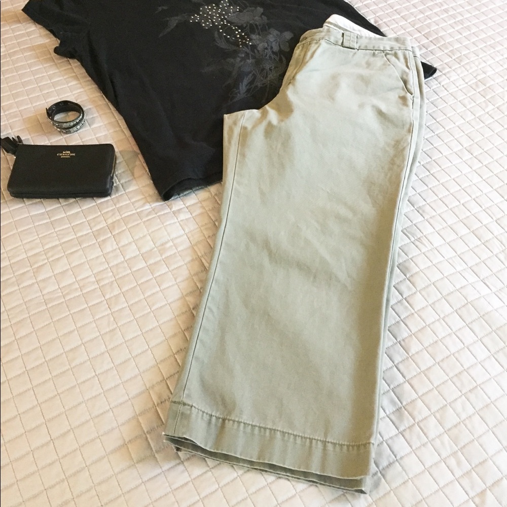 Super comfy washed out capris