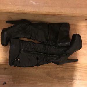 Jessica Simpson Black leather boots