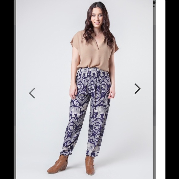 the elephant pants Pants - Unisex Elephant 🐘 Harem Pants