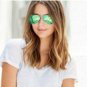 Ray-ban aviator green mirror gold frame sunglasses Ray-ban aviator green mirror gold frame sunglasses