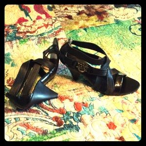 Stretchy strappy open toe heels Stretchy strappy open toe heels