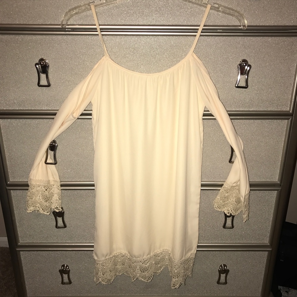Cold shoulder dress