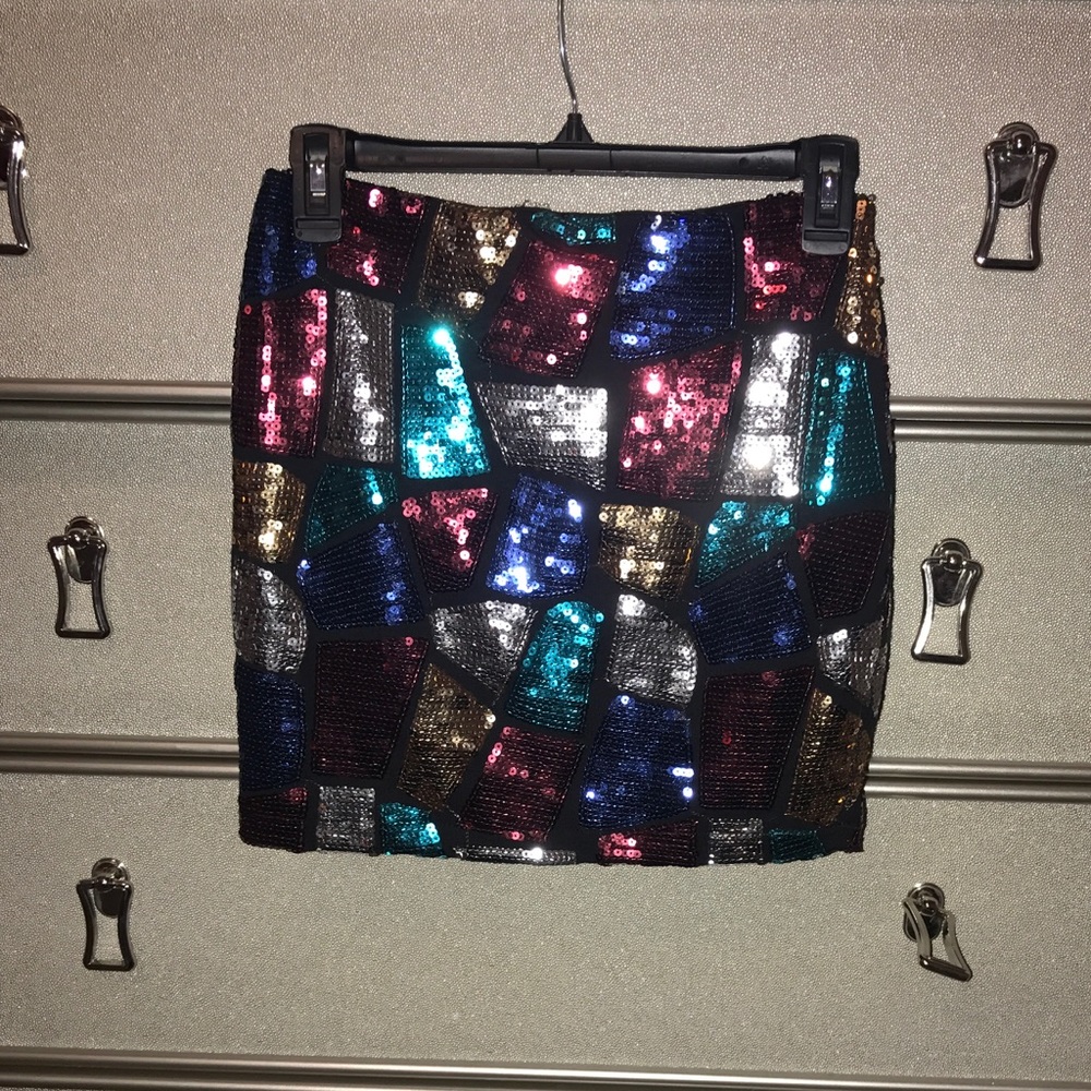 Sequin skirt