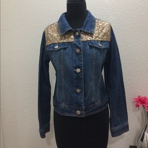 Jean Denim Jacket by Cherokee Size XL 14/16 EUC
