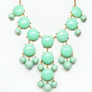 J. Crew light green Bubble Necklace J. Crew light green Bubble Necklace
