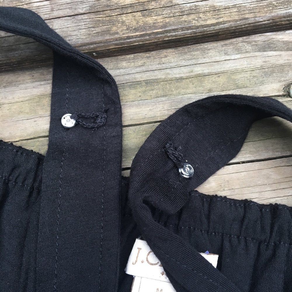 NWT J. Crew Black Off-Shoulders Ruffle Top - Picture 5 of 8