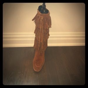Michael Kors fringe boot sz 8 Michael Kors fringe boot sz 8