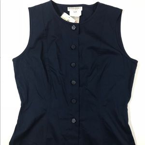 YSL sleeveless button down blouse New with tags