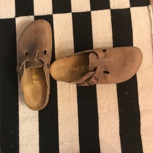 Birkenstock suede clogs - only worn once
