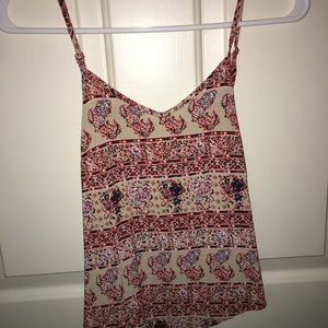 Print tank crop top Print tank crop top