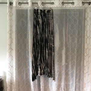 Black/tan maxi skirt Black/tan maxi skirt