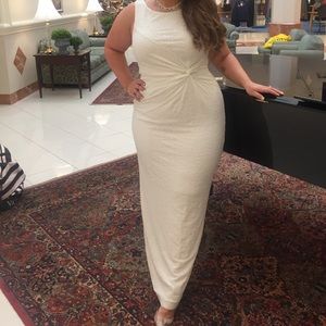 Calvin Klein White Sequin Dress