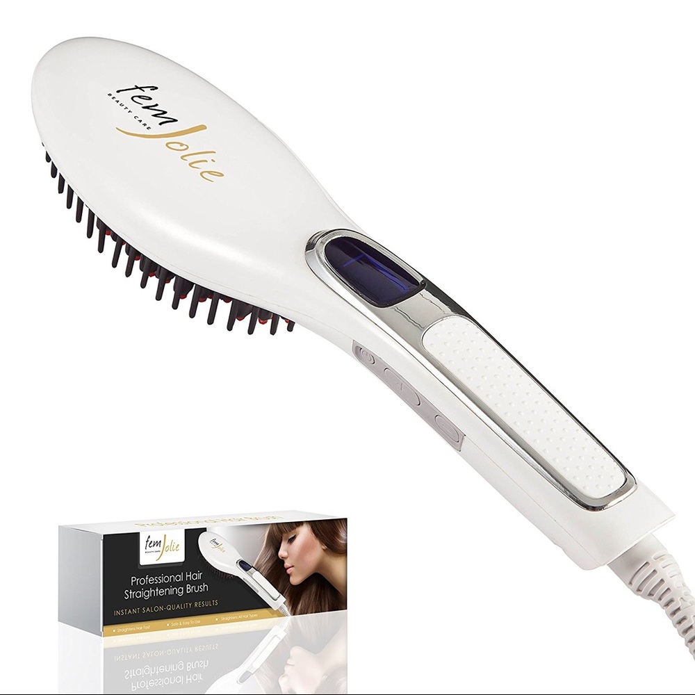 Femjolie hair straightening brush