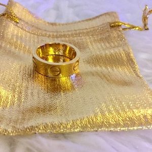 Gold Love Ring