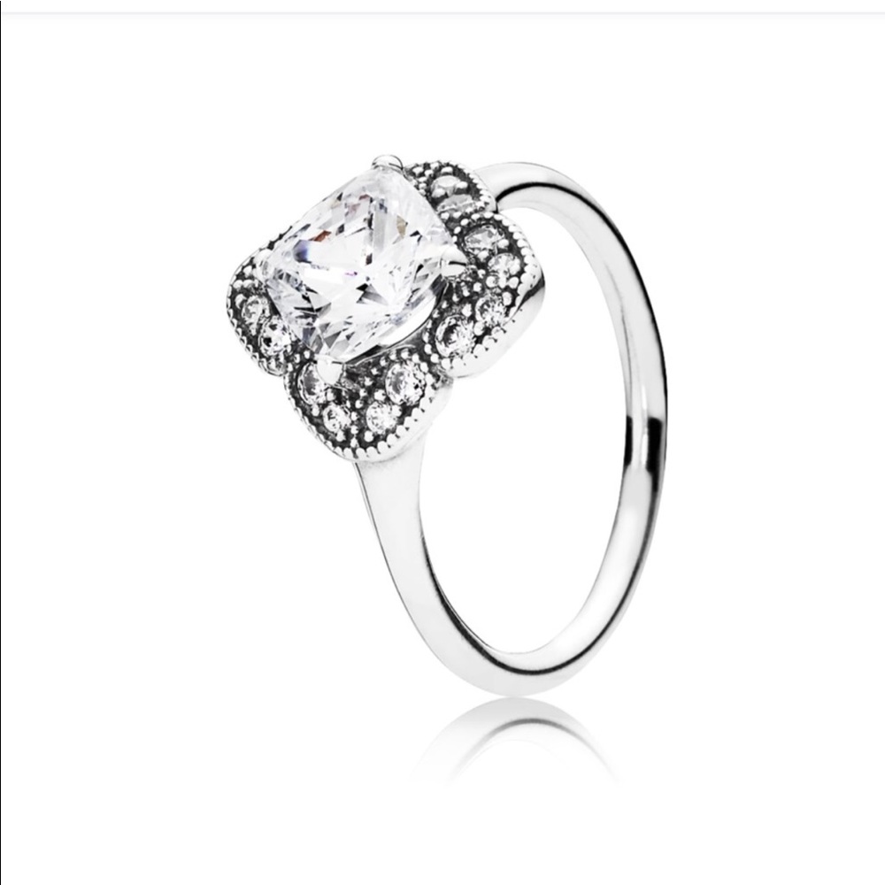 Pandora ring Crystalized floral Fancy