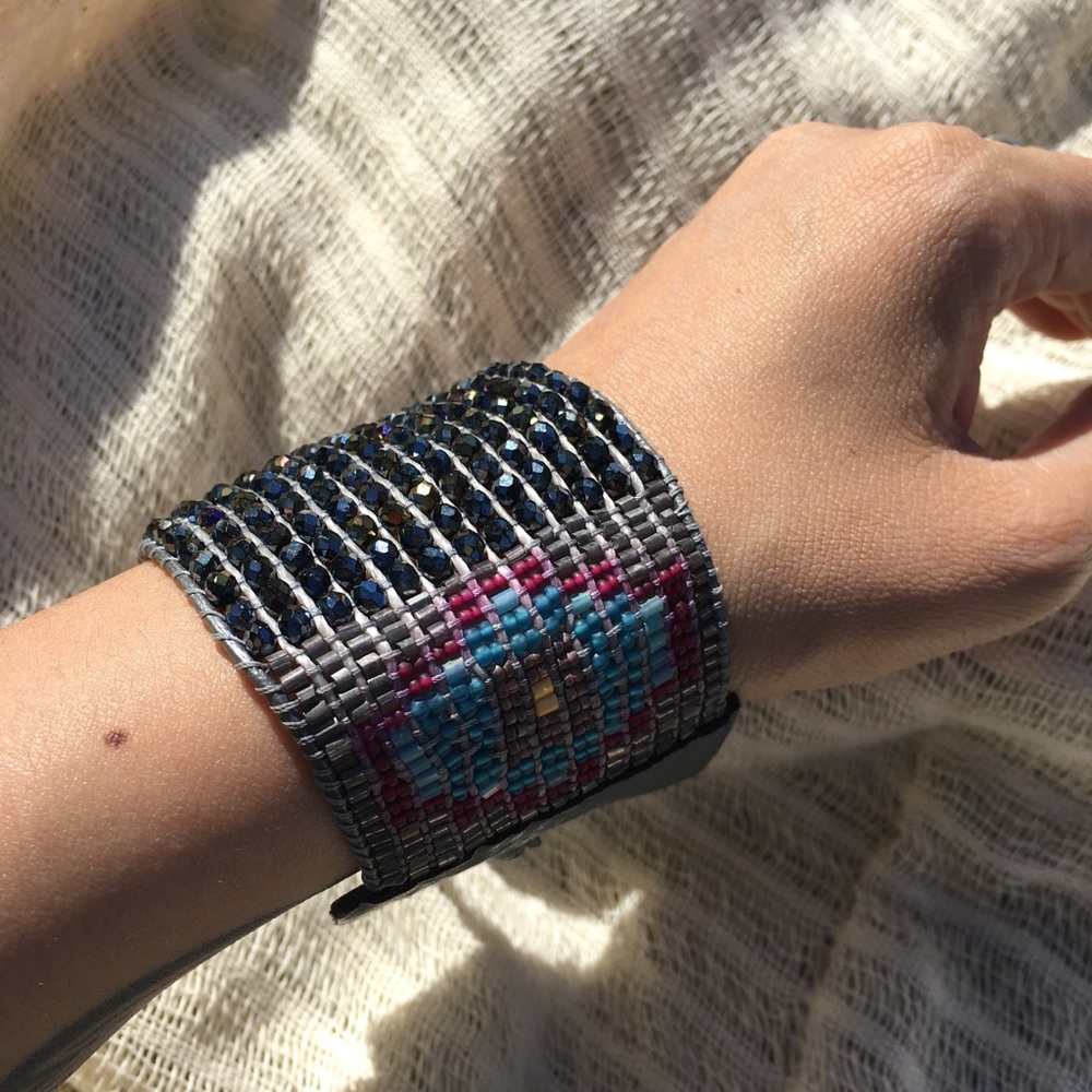 Beaded bracelet.