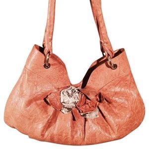 Paolo Masi leather floral embellished hobo bag Paolo Masi leather floral embellished hobo bag