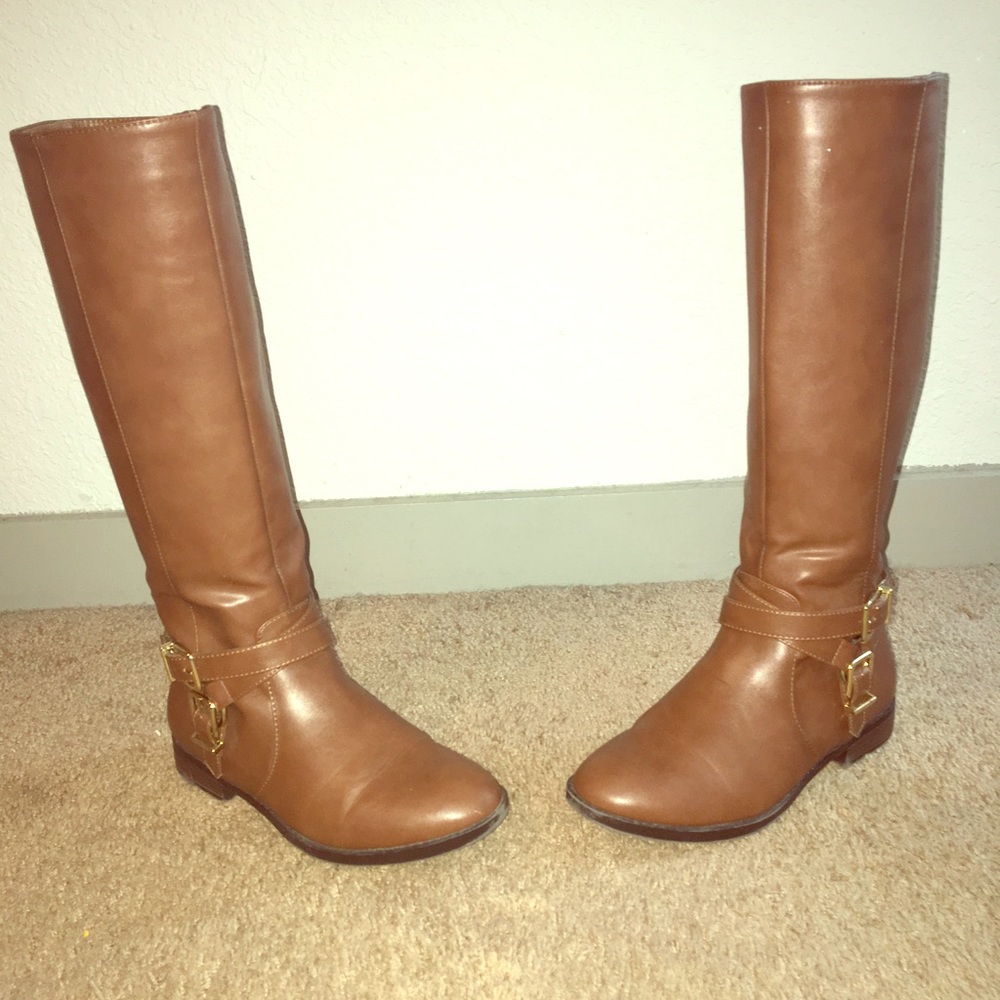 Express Brown Riding Boots
