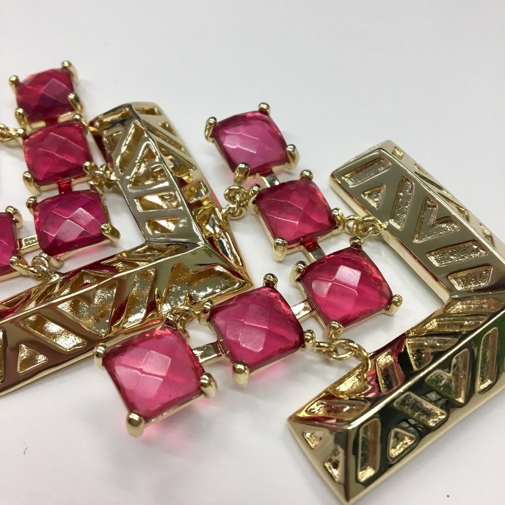 Kendra Scott Coco Bracelet in Gold and Red