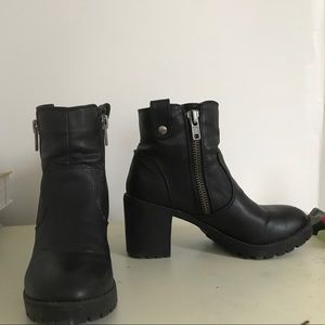 Black booties from DSW