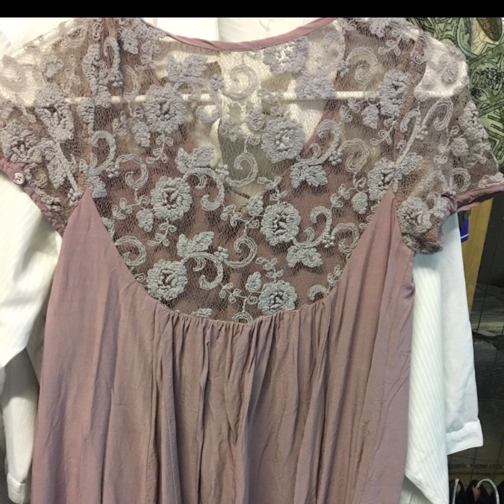 Cute short dress lavender